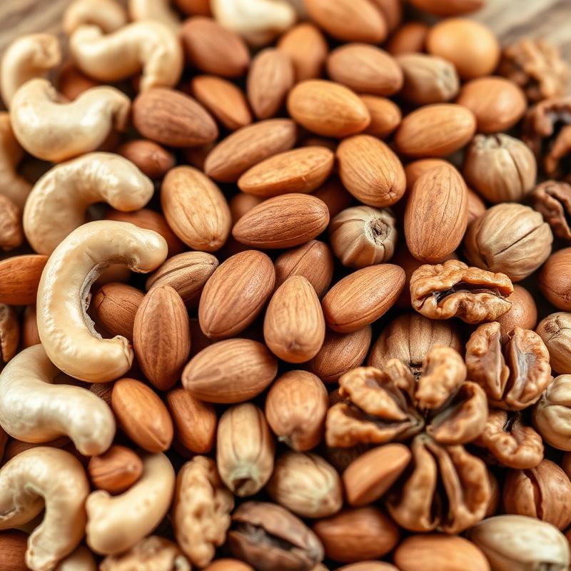 Mixed dry fruits — cashews, almonds, pistachios and walnuts